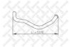 STELLOX 82-03719-SX Exhaust Pipe